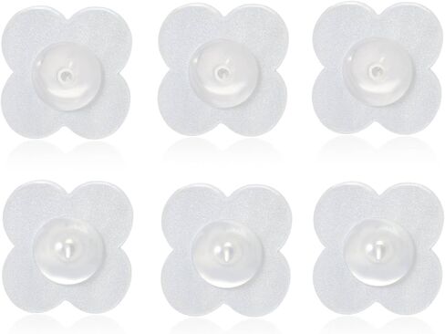 Earring Lifter Backs,AKRUWELRY Rubber Earring Backs for Droopy Ears 6PCS Round Plastic Earring Support Backings for Heavy Earrings Comfortable Earring Backers for Studs in Kuwait