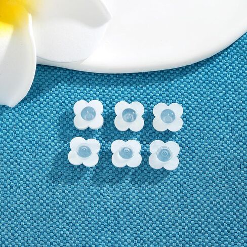 Earring Lifter Backs,AKRUWELRY Rubber Earring Backs for Droopy Ears 6PCS Round Plastic Earring Support Backings for Heavy Earrings Comfortable Earring Backers for Studs in Kuwait