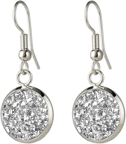 60 قطعة 12 مللي متر القرط سلك السنانير جولة شقة فارغة الحافة صينية 18 كيلو مطلية بالذهب والفضة مطلي كابوشون إعدادات DIY بها بنفسك صنع المجوهرات in Kuwait