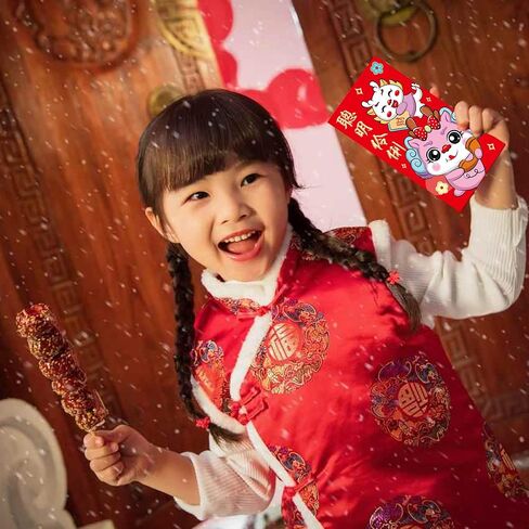 Chinese Red Envelopes, 2024 New Year dragon Red Envelopes, Lucky Money Envelopes, Red Packet, Hong Bao for Spring Festival (24pcs) in Saudi Arabia