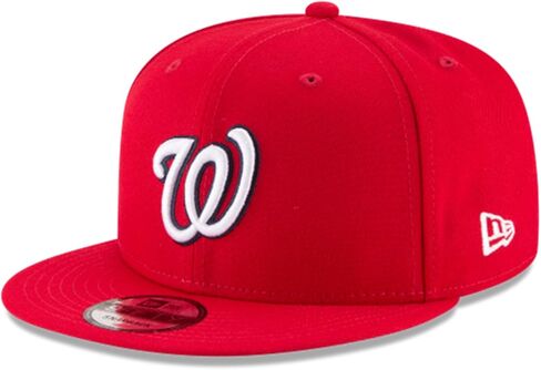 New Era 9Fifty MLB Washington Nationals Basic Red Snapback Hat 11590989 One Size in Saudi Arabia