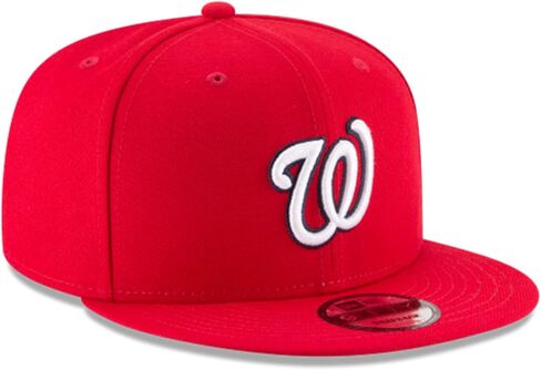 New Era 9Fifty MLB Washington Nationals Basic Red Snapback Hat 11590989 One Size in Saudi Arabia