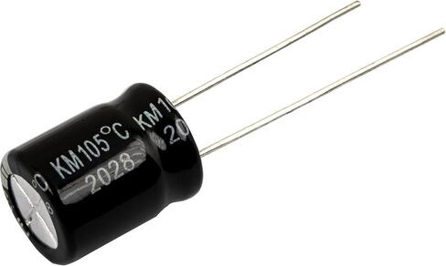 330uF 35V Aluminum Electrolytic Capacitor +-20% 10x13mm 2Pins for TV, Audio, Game, LCD Monitor, Radio, Stereo (Pack of 4pcs) in Saudi Arabia