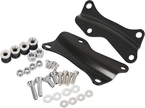 ECOTRIC 4 Point Docking Hardware Kit Compatible with 2014-2023 Harley Davidson Touring Street Glide Electra Road Black Replacement for 52300354 in Saudi Arabia