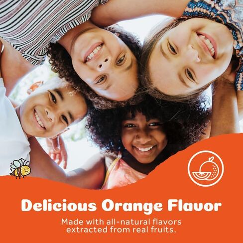 علكات فيتامين C 250 مجم، دعم المناعة، فوائد مضادة للأكسدة، تخليق الكولاجين، غير معدل وراثيًا، خالٍ من الغلوتين، نكهة البرتقال الطبيعية، قائم على البكتين، نباتي، 60 قيراط in Kuwait