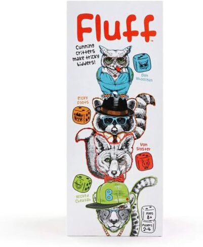 Bananagrams Fluff Rolling Dice Game - Family Game with Cups Like Liars Dice in Saudi Arabia