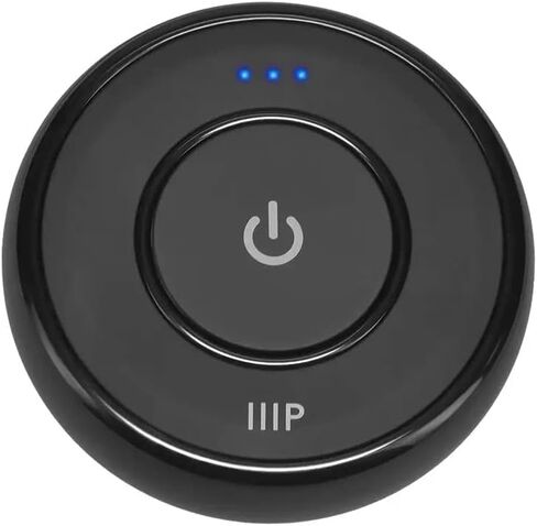 جهاز استقبال بلوتوث مونوبرايس مع ميكروفون، يمكنك بث الصوت من هاتفك أو مصدر صوت بلوتوث آخر إلى الأجهزة التي لا تعمل بتقنية البلوتوث، أسود صغير in Kuwait