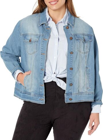 JOUJOU Women's Lightweight Denim Jacket, Comfortable & Designer Coat in Saudi Arabia