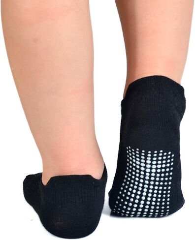 جوارب EPEIUS Grip للكاحل قطنية قابلة للتنفس شبكية غير قابلة للانزلاق/الانزلاقية لحديثي الولادة والرضع والأطفال الصغار 6/12 حزمة in Kuwait