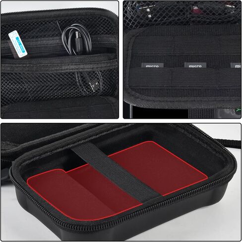 حافظة صلبة متوافقة مع RG353V/ لـ RG35XX/ لـ RG35XX Plus/ لـ RG353VS/ لوحدة التحكم في الألعاب المحمولة باليد R36S، صندوق منظم تخزين الألعاب المحمول باليد لمحاكاة كلاسيكية صغيرة فقط in Kuwait