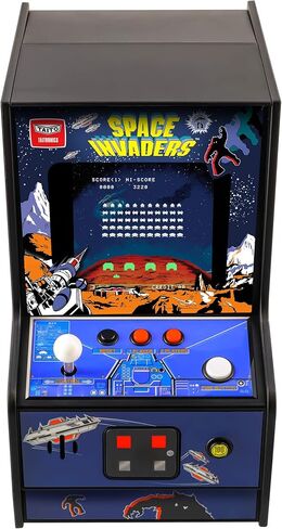 My Arcade Space Invaders Micro Player: لعبة فيديو Mini Arcade Machine، قابلة للتشغيل بالكامل، إصدار مميز قابل للتجميع مقاس 6.75 بوصة in Kuwait