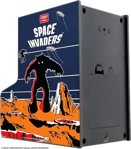 My Arcade Space Invaders Micro Player: لعبة فيديو Mini Arcade Machine، قابلة للتشغيل بالكامل، إصدار مميز قابل للتجميع مقاس 6.75 بوصة in Kuwait