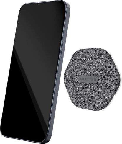 حامل حائط Smartish MagSafe - متسلق الجبال - متوافق مع هاتف iPhone 15/14/13/12 المغناطيسي - حامل هاتف لاصق مع مغناطيس قوي إضافي لملحقات Apple MagSafe - رقم 2 قلم رصاص رمادي in Kuwait