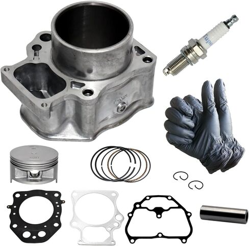 طقم إعادة بناء حشية حلقة مكبس الأسطوانة متوافق مع Honda Rancher 420 Rancher420 TRX 420 TRX420 2007-2018 12100-HP7-A00 12191-HP5-601 12251-HP7-A01 in Kuwait