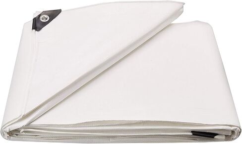 8X10 Multi-Purpose White Heavy Duty DRY TOP Poly Tarp (8'x10') in Saudi Arabia