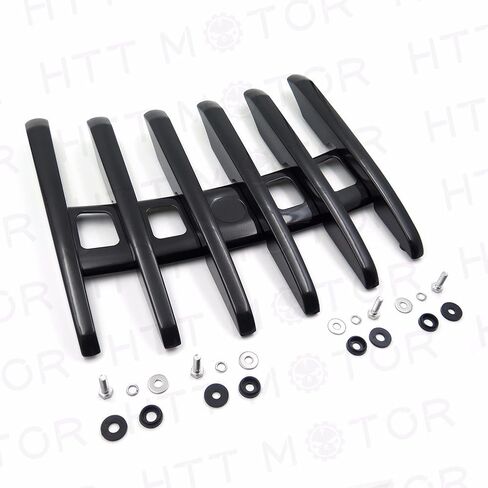 HTTMT MT502-07A- Stealth Top Luggage Rail Rack Compatible with Harley Touring Tour Paks Tour Packs Chrome New Skull in Saudi Arabia