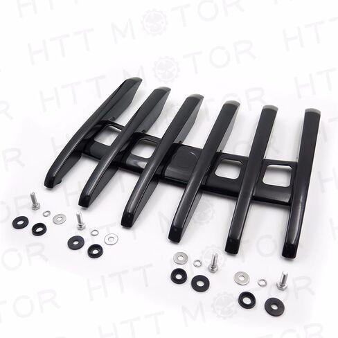 HTTMT MT502-07A- Stealth Top Luggage Rail Rack Compatible with Harley Touring Tour Paks Tour Packs Chrome New Skull in Saudi Arabia