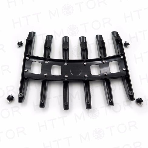 HTTMT MT502-07A- Stealth Top Luggage Rail Rack Compatible with Harley Touring Tour Paks Tour Packs Chrome New Skull in Saudi Arabia