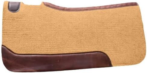 RESISTANCE 31" x 32" Synthetic Felt Performance Saddle Pad with Wear Leathers for Horse Saddle, Long Lasting Felt Saddle Pad for Horse Available in 1" Thickness in Saudi Arabia