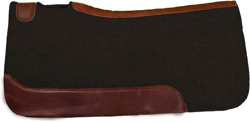 RESISTANCE 31" x 32" Synthetic Felt Performance Saddle Pad with Wear Leathers for Horse Saddle, Long Lasting Felt Saddle Pad for Horse Available in 1" Thickness in Saudi Arabia