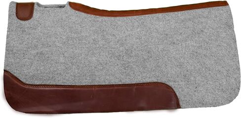 RESISTANCE 31" x 32" Synthetic Felt Performance Saddle Pad with Wear Leathers for Horse Saddle, Long Lasting Felt Saddle Pad for Horse Available in 1" Thickness in Saudi Arabia