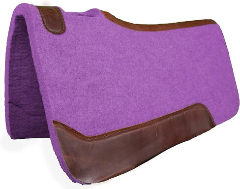 RESISTANCE 31" x 32" Synthetic Felt Performance Saddle Pad with Wear Leathers for Horse Saddle, Long Lasting Felt Saddle Pad for Horse Available in 1" Thickness in Saudi Arabia