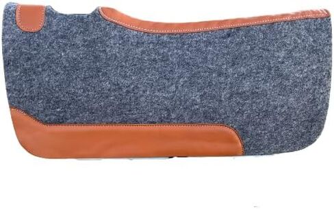 RESISTANCE 31" x 32" Synthetic Felt Performance Saddle Pad with Wear Leathers for Horse Saddle, Long Lasting Felt Saddle Pad for Horse Available in 1" Thickness in Saudi Arabia