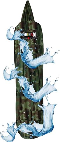 غطاء حقيبة ملاكمة رياضية من شيهان، تصميم مموه مقاوم للماء، قطر 3-4 أقدام × 24 بوصة، حقيبة كبيرة للملاكمة، حماية خارجية لحقيبة الملاكمة الخاصة بك، مثالية لحقائب الضرب القائمة بذاتها in Kuwait