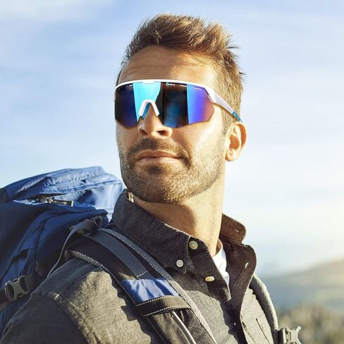 Sunglasses Men and Women, Cyclilng Sunglasses UV400 Protection, Sport Sunglasses for Running Fishing Golf in Saudi Arabia