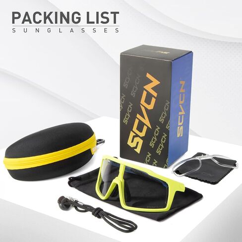 Photochromic Cycling Glasses Sports Sunglasses Men Women for Bicycle MTB Mountain Bike with HD High Contrast Lenses in Saudi Arabia