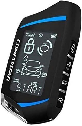 Compustar 2 Way 4 Button FM بديل للتحكم عن بعد في جهاز الإرسال 3000 قدم نطاق 2WT9R-FM in Kuwait
