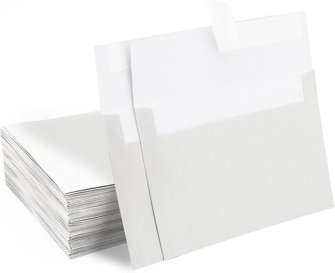 50 Pack Gold A7 Envelopes with 5 x 7 Card Envelopes Bulk Self Adhesive Seal Envelopes Invitation Envelopes for Weddings Invitations Birthday Baby Shower Metallic Gold Envelopes in Saudi Arabia