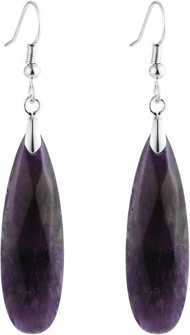 SELOVO Teardrop Stone Earrings for Women Trendy Teardrop Dangle Earrings Fishhook Drop Earrings in Saudi Arabia