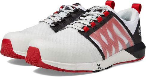 Timberland PRO Radius Composite Safety Toe White/Black/Red 11.5 D (M) in Saudi Arabia