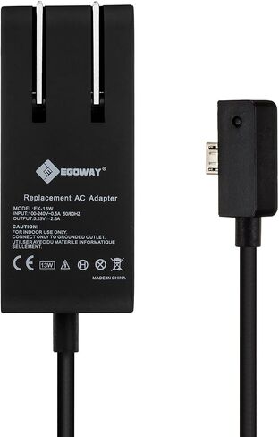 E EGOWAY 13W 5.2V 2.5A AC Power Adapter Charger Cord Compatible with Surface 3 Tablet in Saudi Arabia