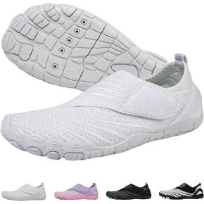 MOCHINI Voyabarefoot Shoes for Women Men 2026 Upgrade Wide Toe Box Barefoot Hiking Sandals, Non-Slip Adjustable Comfortable Slip On Water Shoes for Beach Walking Travel in Kuwait