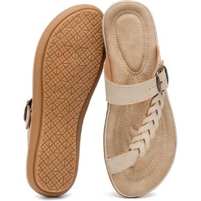 Slide Sandals for Women Flats: 2026 Comfortable Summer Shoes Dressy Slip On Sandals with Adjustable Buckle for Casual Walking Vacation in Kuwait