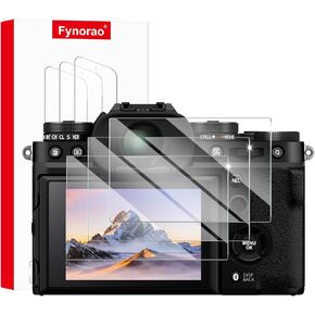 3-Pack Screen Protector for Fujifilm X-T50/X-E5/X-M5 Camera, Tempered Glass Film, Impact-Protection, HD, Anti-Shatter, Anti-Scratch, 9H Hardness, 2.5D Curved Edges, Case Friendly, Bubble Free in Kuwait