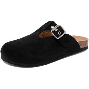 Sugar Womens Clog Mule Comfort Slip On Shoes with Adjustable Buckle and Cork Footbed - Snicker in Kuwait