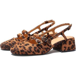 VICKI · VICKI Mary Jane أحذية نسائية بكعب Slingback كعب مكتنز وكعب منخفض مغلق بمقدمة مربعة أحذية فستان الزفاف in Kuwait