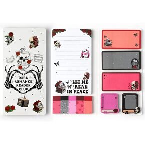 4 حزمة معلم الملاحظات اللزجة مجموعة - Apple Boho Rainbow Shape Self Self Fads Pads Palciation Palmication Hight Palcs Memo Memo Marker Back to School Office Supplies ، كل 550 ورقة in Kuwait