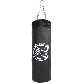 PU Hanging Boxing Sandbag, Kids Teenager Training Fitness Striking Bag with Zipper Closure and Metal Chains, for Boxing Wushu and Home Gym (80cm Buy one get Three Free) in Kuwait