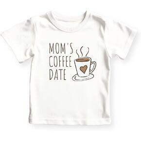 تي شيرت للأطفال من Mom's Coffee Date Baby ملابس القهوة للأطفال in Kuwait