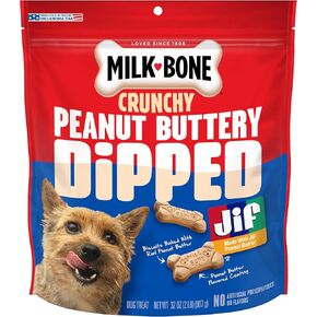 Milk-Bone Dipped Dog Biscuits Baked with Real Peanut Butter, 32 Ounces in Kuwait
