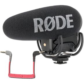 Rode VideoMic Pro+ Camera-Mount Shotgun Microphone with SC7 Coiled Patch Cable in Saudi Arabia