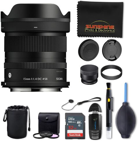 Sigma 15mm f/1.4 DC Contemporary Lens for Fujifilm X in Kuwait
