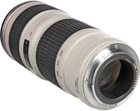 مجموعة عدسات Canon EF 70-200mm f/4L USM | تكبير تليفوتوغرافي احترافي من سلسلة L مع فتحة f/4 ثابتة وتركيز تلقائي USM من النوع الدائري السريع | رائعة للسفر والرياضة (2578A002) + مجموعة الفلتر + المزيد in Kuwait