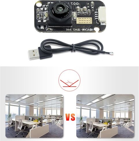 GC0308 0.3MP 120FPS USB Camera Module Board, Webcam with 80°D Wide Angle Lens Built-inMacro for PC, Laptop, Devices in Kuwait