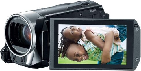 Canon VIXIA HF R32 Full HD 51x Image Stabilized Optical Zoom Camcorder Wi-Fi Enabled with 32GB lnternal Drive Dual SDXC Card Slots and 3.0 Touch LCD in Kuwait
