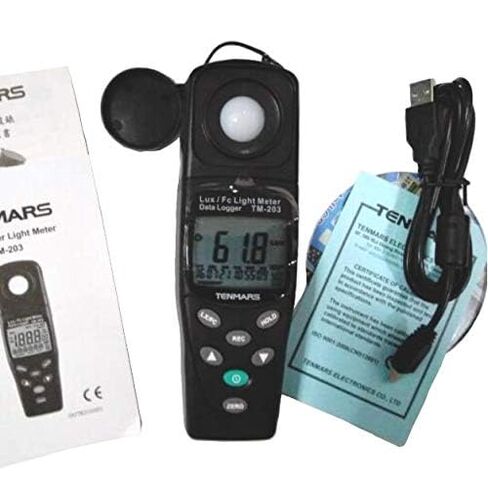 مسجل بيانات جهاز قياس الضوء Lux/Fc TM-203 in Kuwait